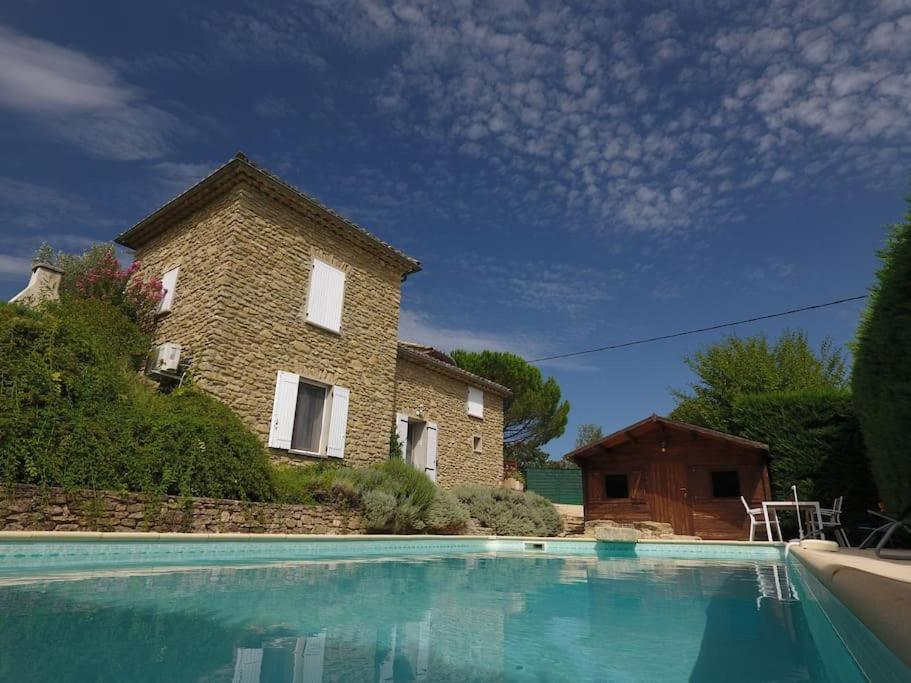 Gite La Licorne Villa Entrechaux Bagian luar foto